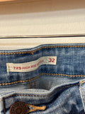 Levi's 725 High Rise Bootcut Jeans, 32 (14)