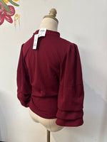 New Windsor Burgundy Top, L (runs small)