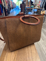 Patricia Nash Brown Crossbody Bag, 16"x10.5"