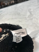 Steffner Black Beanie, One Size