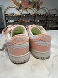 Nike Pink Low Dunks Shoes, 10
