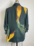 New Chico's Green Primordial Forest Jacket, L (retail $179)