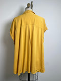 Rose + Olive Yellow Top, 2X