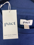 New Pact Navy Star Sweatshirt, L