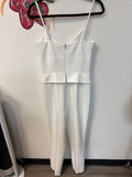 Trina Turk White 30" Inseam Jumpsuit, 6
