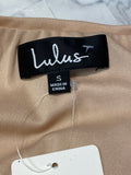Lulus Sequin Back Cutout Dress, S