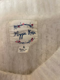 Hippie Rose White Sweater, L
