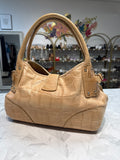 Dooney & Bourke Tan Shoulder Bag, 13"x8"