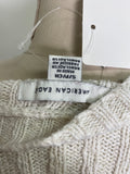 American Eagle Cream Sweater, S