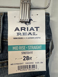 New Ariat 34" Inseam Jeans, 28 (6)