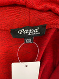 Papa Vancouver Red Sweater, XXL