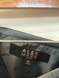 Alex Max Gray Sequin Skirt, 4 Petite