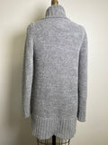 Luxury Gray Cozy Lounge Cardigan, S/M
