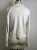 RTA White Wool Blend Sweater, S