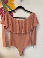 BCBGMaxAzria Pink Bodysuit, S