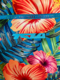 TSLA Floral Swim Coverup, L