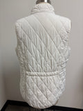 Coldwater Creek White Vest, M Petite