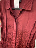 Scotch & Soda Burgundy 31" Inseam Utility Jumpsuit, S (retail $258)