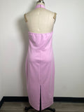 New Zesica Halter Dress, L