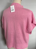 Pink Heart Sweater, S