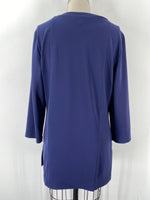 Boston Proper Blue Top, XL
