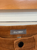 DL1961 Brown Corduroy Rachel Flare High Rise Jeans, 26 (2)