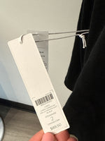 New Chico's Black Linen Cardigan, L (retail $89)