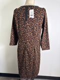 New Retail $159 Talbots Animal Print Dress, 10