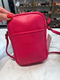 New American Leather Co. Raspberry Sorbet Cleveland Mini Crossbody Bag, 7.5"x5"x1.5"