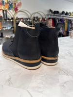 Kelly & Katie Black Leather Arlo Shoes, 7.5