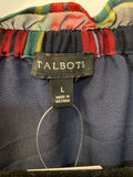 Talbots Blue/Red Plaid Top, L