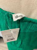 Glam Green Strapless Dress, S