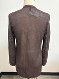 New White House Black Market Espresso Shimmer Sweater, S Petite