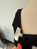 Umgee Black Embroidered Pocket Dress, L