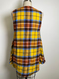 New Cato Plaid Vest, S