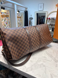 Louis Vuitton Damier Keepall Bandoulière 55 Travel Bag, 22.25"x11.5" (not available for shipping)