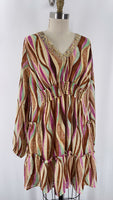 Easel Print Dress, M