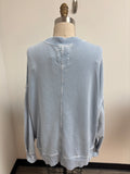 Aerie Blue Oversized Sweatshirt, XS