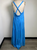 Lilly Pulitzer Miri Cotton Lunar Blue Midi Dress, XL