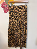 New Glam Animal Print Skirt, S