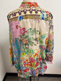 Johnny Was Print Top, XL