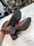 Korks Brown Leather Boots, 6.5