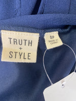 Truth + Style Blue Cardigan, S