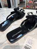 Jeffrey Campbell Black Sugary Jelly Bow Sandals, 9