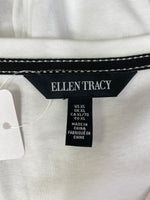 Ellen Tracy White Top, XL