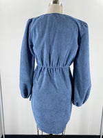 Simplee Blue Dress, M