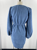 Simplee Blue Dress, M