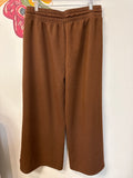 Zenana Brown 28" Inseam Pants, 1X
