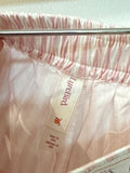 Lyre Bird Pink Stripe Shorts, XXS