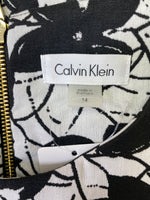 Calvin Klein Black/White Dress, 14